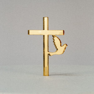 Topper Krzyżyk z gołębiem