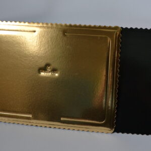 Tekturowa gruba podkładka ZŁOTO- CZARNA 30x40